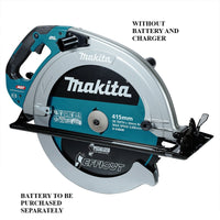 Makita HS013GZ 40Vmax XGT BL AWS Cordless 415 mm (16-5/16″) Circular Saw (Without Battery & Charger)