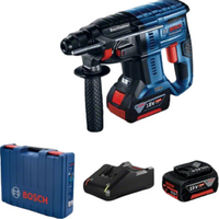 BOSCH GBH 180-LI Professional Cordless Rotary  Hammer with SDS plus brushless motor with 4.0 Ah Battery
