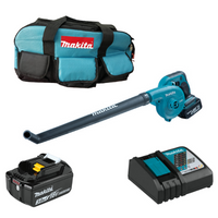 MAKITA CORDLESS BLOWER COMBO - DUB183Z 18V LXT + ONE BATTERY+ CHARGER AND DUFFLE BAG