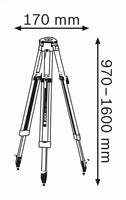 BOSCH BT 160 Professional Building Tripod